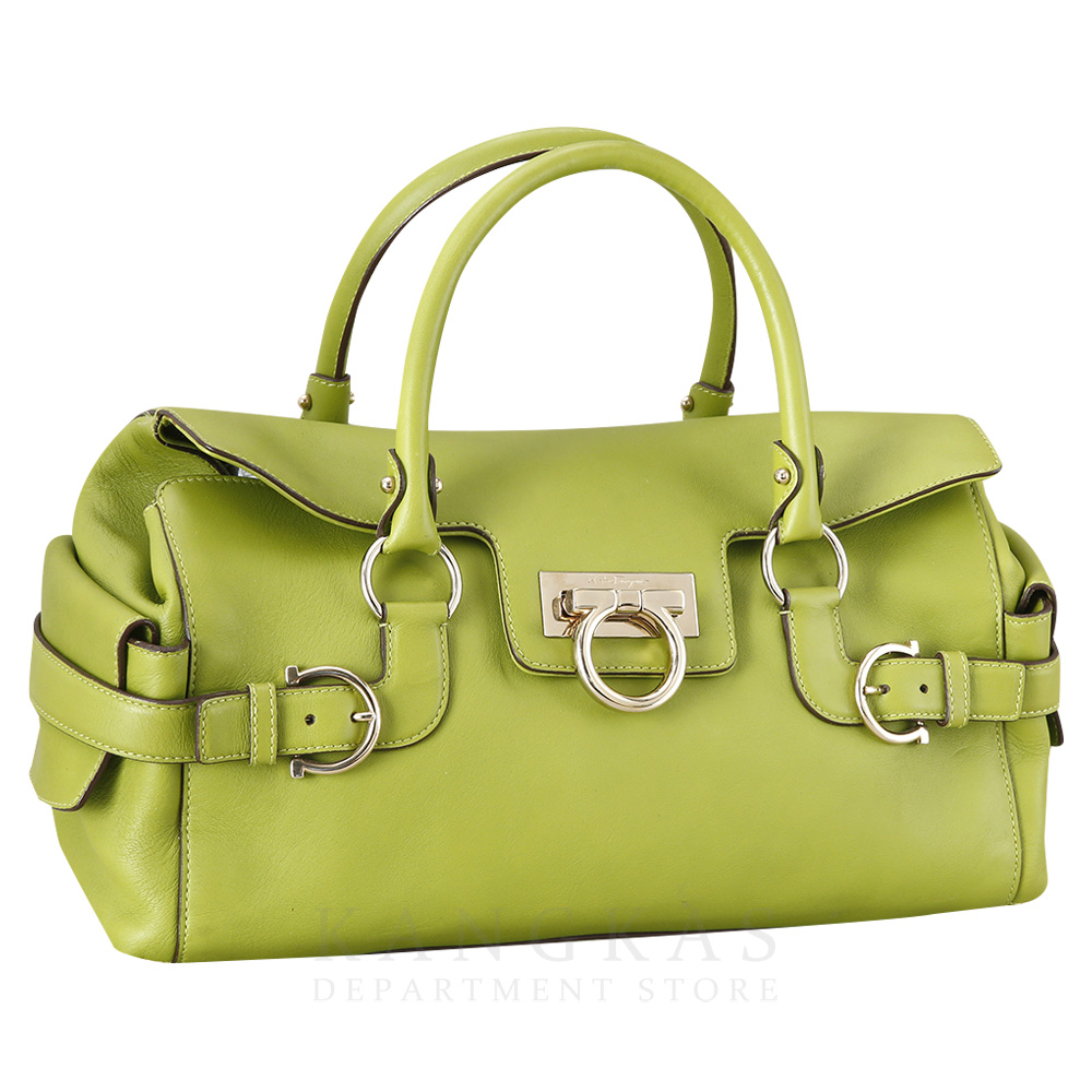 FERRAGAMO(USED)페레가모 간치니 플랩 탑 핸들백